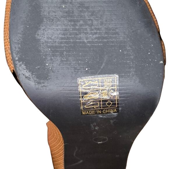 Cuccoo Brown Lace-Up Heels Size 9 – 4" Heel, Chic & Stylish - Picture 9 of 11